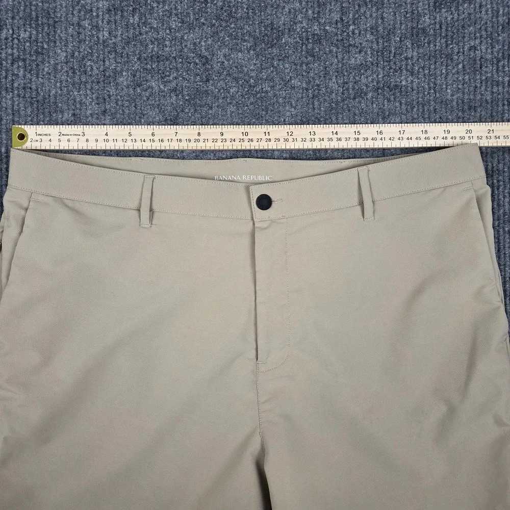Banana Republic Mens Performance‎ Tech Pants Khaki Tan Ripstop 40x30 26232